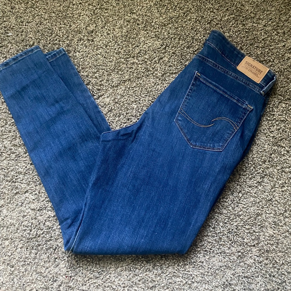 high-rise skinny jeans